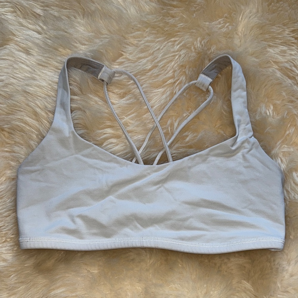 Lululemon Athletica White Sports Bra
